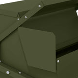 Chicken Treadle Feeder Olive Green 50 x 40 x 29 cm 874700