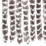 ZNTS Insect Curtain Taupe and White 90x220 cm Chenille 325461