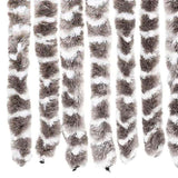 ZNTS Insect Curtain Taupe and White 90x220 cm Chenille 325461