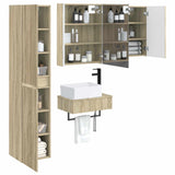 Bathroom Furniture Set 5 pcs Sonoma Oak 3407281