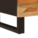 Bed cabinet with Drawer Brown 50 x 33 x 60 cm Solid Mango Wood 4018304
