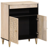 Side Cabinet 60x33x75 cm Solid Wood Mango 358273