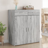 Sideboard Grey Sonoma 80x42.5x93 cm Engineered Wood 3281474