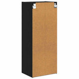 Hanging Cabinet Black Oak 40 x 29.5 x 100 cm Engineered Wood 884467
