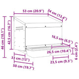Chicken Nesting Box 2 Compartments Wall-Mounted Galvanised Steel 4104899