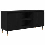 TV Cabinet Black Oak 104 x 35 x 50 cm Engineered Wood 881931