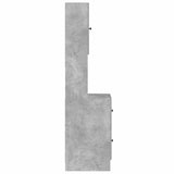 Kitchen Cabinet with Door Grey 35 x 50 x 180 cm Engineered Wood 871373