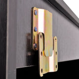 Three Piece Bathroom Furniture and Basin Set Black 272227