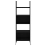 Book Cabinet Black 60x35x180 cm Engineered Wood 803408