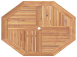 Garden Bistro Set Folding 3 pcs Brown Soild Teak Wood 3437367
