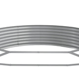 Garden Raised Bed Galvanised Steel 450x140x36 cm Anthracite 319041