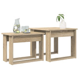 Coffee Table Set 2 pcs Sonoma Oak Engineered Wood 8000126