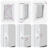 Basement Window "RISOR" 60x90 cm Tilt&Turn DIN Right White 4108347