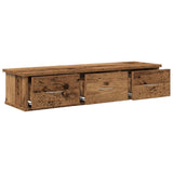 Wall Cabinet Old Wood 88x26x18,5 cm Engineered Wood 855860
