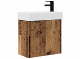 Bathroom Vanity Unit with Tap Old Wood 45.5 x 22.5 x 84 cm 889439