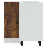 Kitchen Corner Base Cabinet Kalmar Smoked Oak Engineered Wood 853512