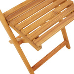 ZNTS 3 Piece Bistro Set Black Polypropylene and Solid Wood 3281745
