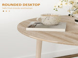 Folding Dining Table for 4, Round Drop Leaf Table, Modern Space Saving Small Kitchen Table with Wood T3398P343147