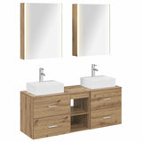 Bathroom Furniture Set 5 pcs Artisan Oak 3406814