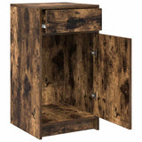 Sideboard Smoked Oak 40 x 40.5 x 75 cm Engineered wood 865068