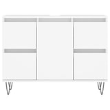 Bathroom Cabinet White 80x33x60 cm Engineered Wood 831652