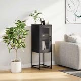 Sideboard Black 36x39x107 cm Cold-rolled Steel 853398