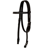 Western Saddle. Headstall&Breast Collar Real Leather 13" Black 91356