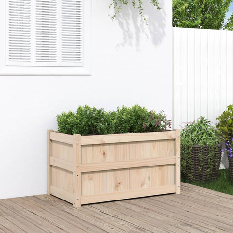 Garden Planter 90x50x50 cm Solid Wood Pine 837459