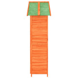 Garden Tool Shed Brown 89x52.5x175 cm Solid Wood Pine 172243