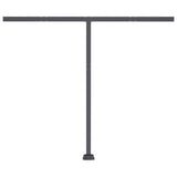 Freestanding Manual Retractable Awning 300x250 cm Orange/Brown 3069700