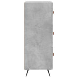 Sideboard Concrete Grey 34.5x34x90 cm Engineered Wood 828576
