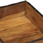 ZNTS Trays 4 pcs 31x29x10 cm Solid Wood Reclaimed 4019616