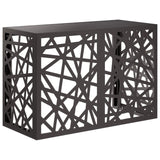 Air Conditioner Cover Black 90 x 40 x 60 cm Steel 8014150