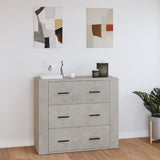 Sideboard Concrete Grey 80x33x70 cm Engineered Wood 816580
