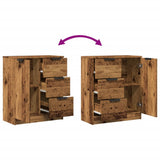 Sideboard Old Wood 60x30x70 cm Engineered Wood 856836