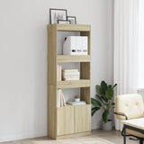 Highboard Sonoma Oak 63x33x180 cm Engineered Wood 3309602