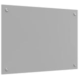 Kitchen Backsplash 2 pcs Light Grey 70 x 50 cm Tempered Glass 3415447