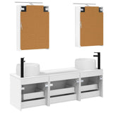 Bathroom Cabinet Set 5 pcs White 50 x 14.5 x 70 cm 3406631