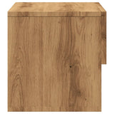 ZNTS Wall-mounted Bedside Cabinets 2 pcs Artisian Oak 856823