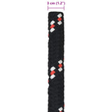 Boat Rope 50 m 3 Black and Red PP 42029560