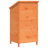 Garden Shed with Roof Brown 59 x 56 x 113.5 cm Solid Fir Wood 42033455