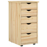 Cabinet Brown 34 x 39 x 61.5 cm Solid Pine Wood 42032390