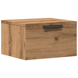 Wall-mounted Bedside Cabinet Artisan Oak 34x30x20 cm 856981