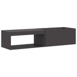 Fire Pit Black 160 x 45 x 35 cm Steel 859002