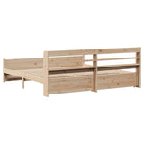 Bed Frame with Headboard without Mattress 180x200 cm Super King 3306768
