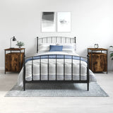 Bedside Cabinets 2 pcs Smoked Oak 40x42x60 cm Engineered Wood 825868