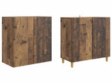 Cabinet Set 2 pcs Old Wood 66 x 34.5 x 90 cm Engineered Wood 3416545
