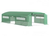 19 x 9.8ft Walk-In Polytunnel Greenhouse - Green T3398P325138