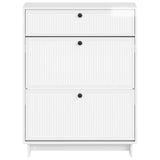 Shoe Cabinet EDE 78 x 24 x 103 cm Engineered Wood 895999