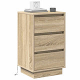 Bedside Cabinet Sonoma Oak 39 x 34.5 x 65 cm Engineered wood 869628